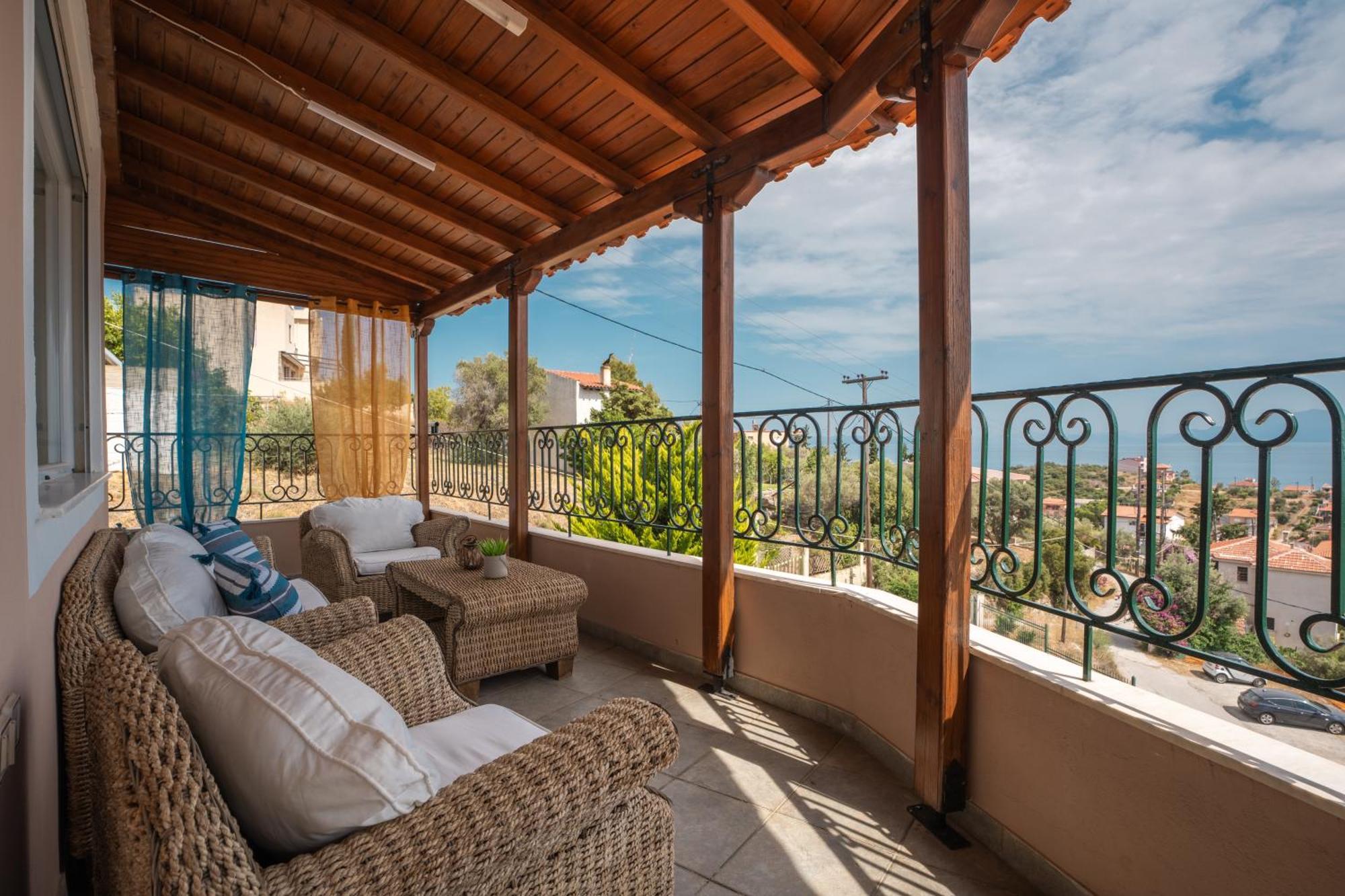 Persephone'S Dream View Villa Marathos  Luaran gambar