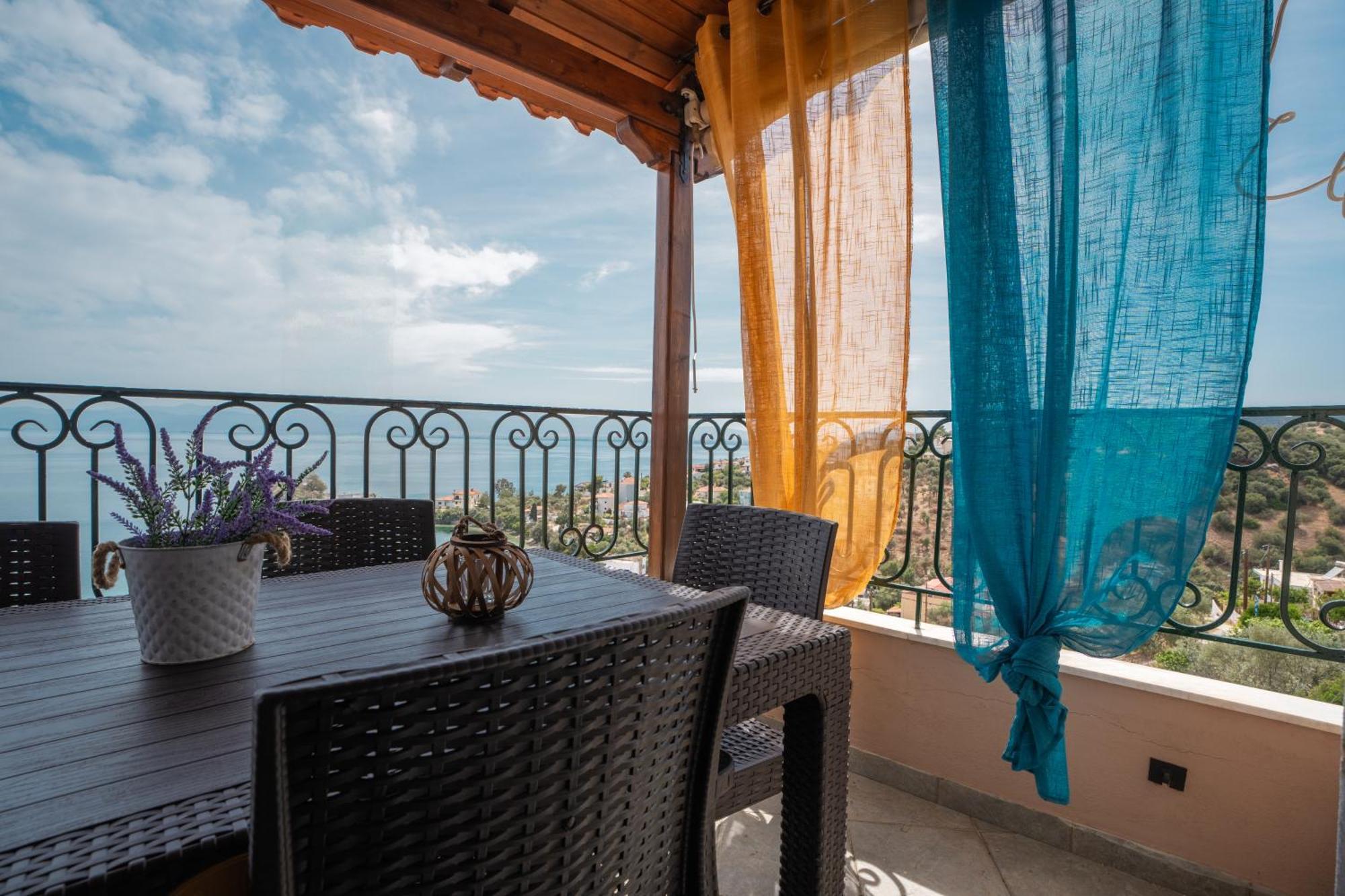 Persephone'S Dream View Villa Marathos  Luaran gambar