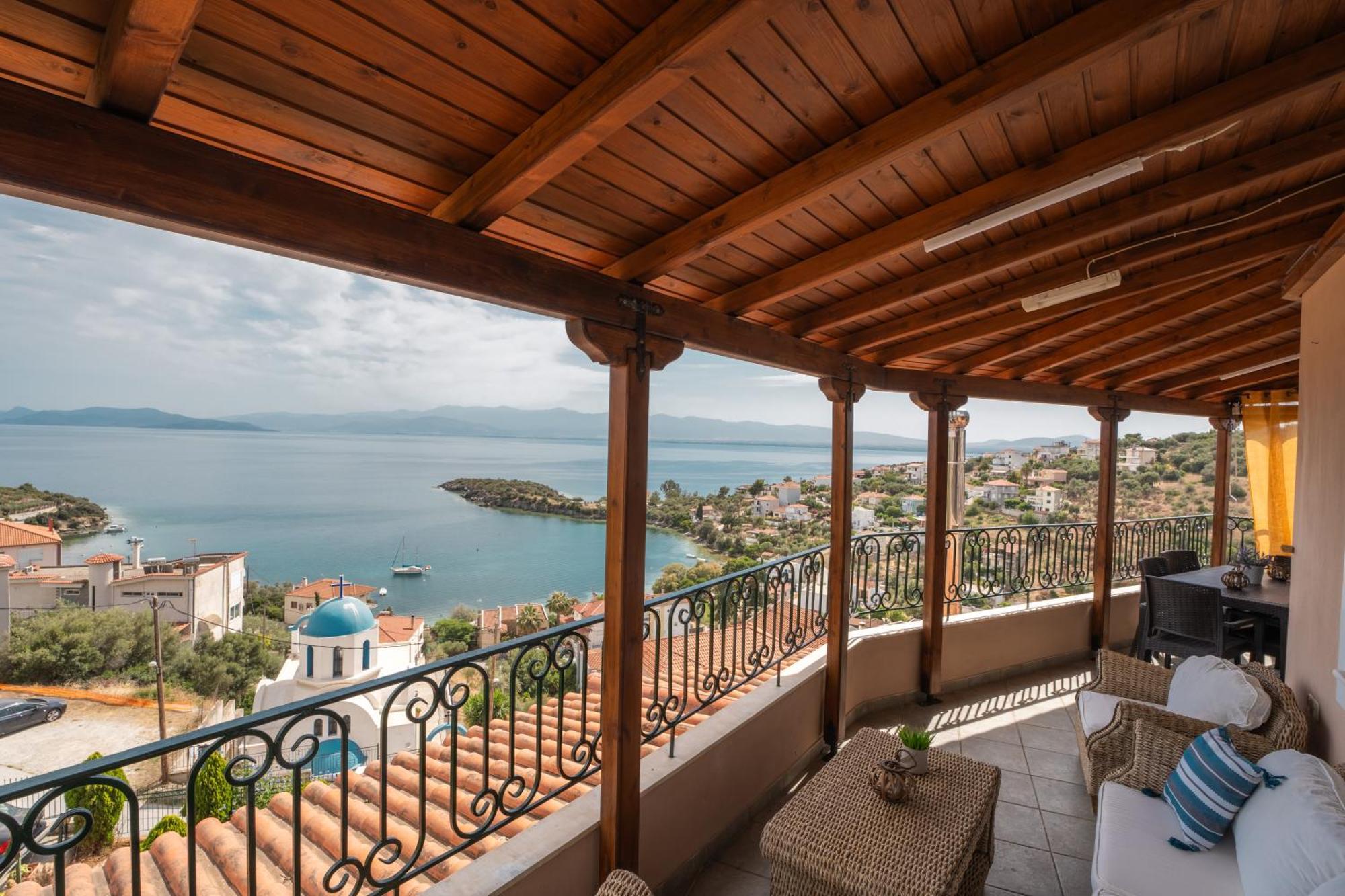 Persephone'S Dream View Villa Marathos  Luaran gambar